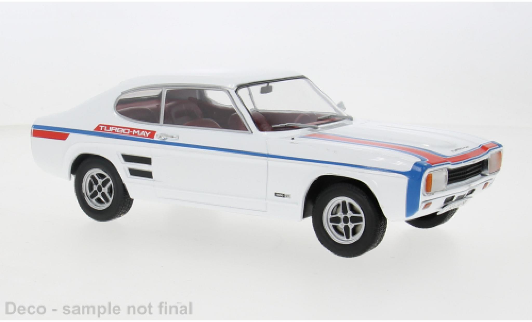 Ford Capri 1/18 MCG MK I GT white/Dekor 1970 1:18 diecast model cars