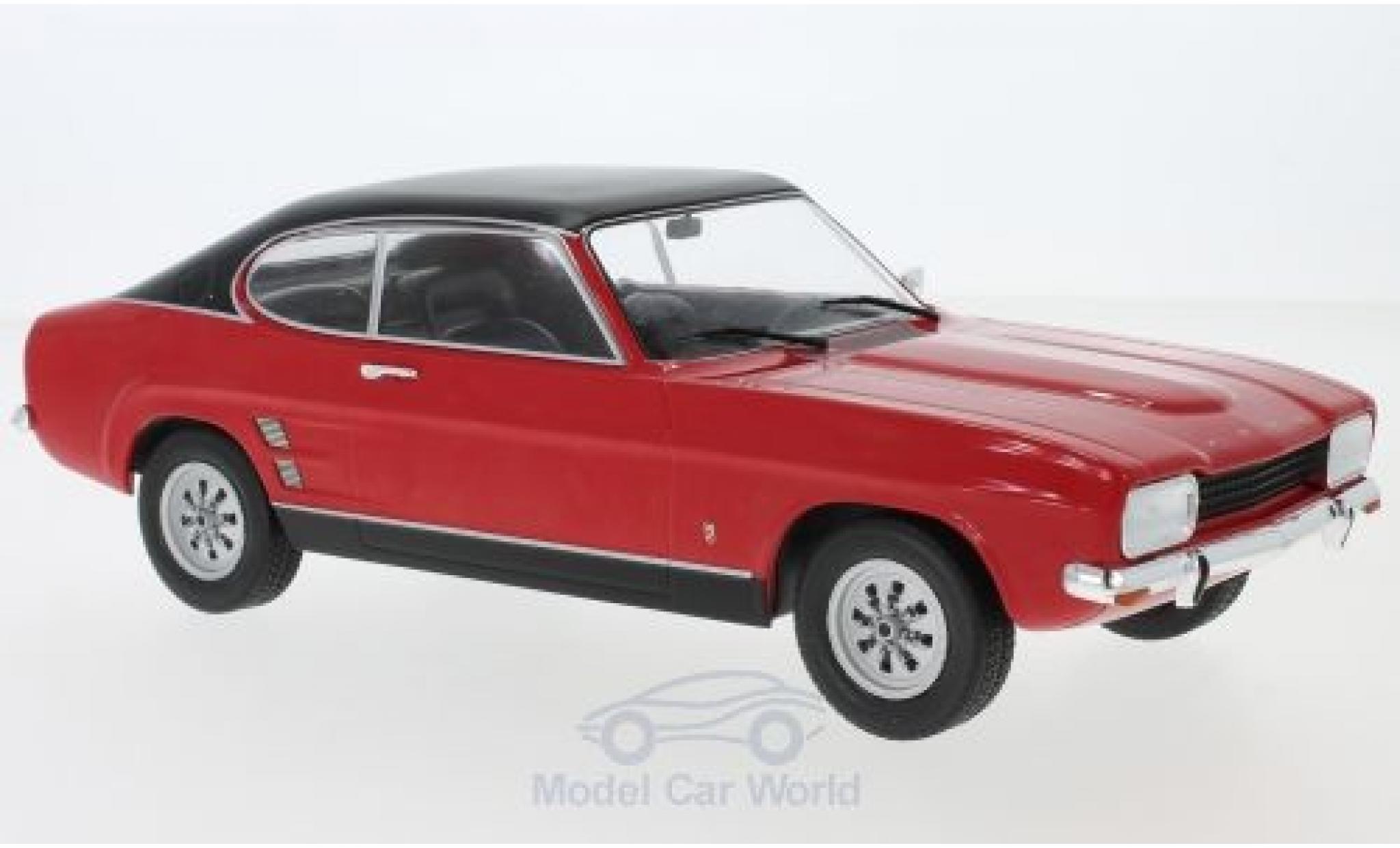 Ford Capri 1/18 MCG MKI 1600 GT red/black 1973 diecast model cars