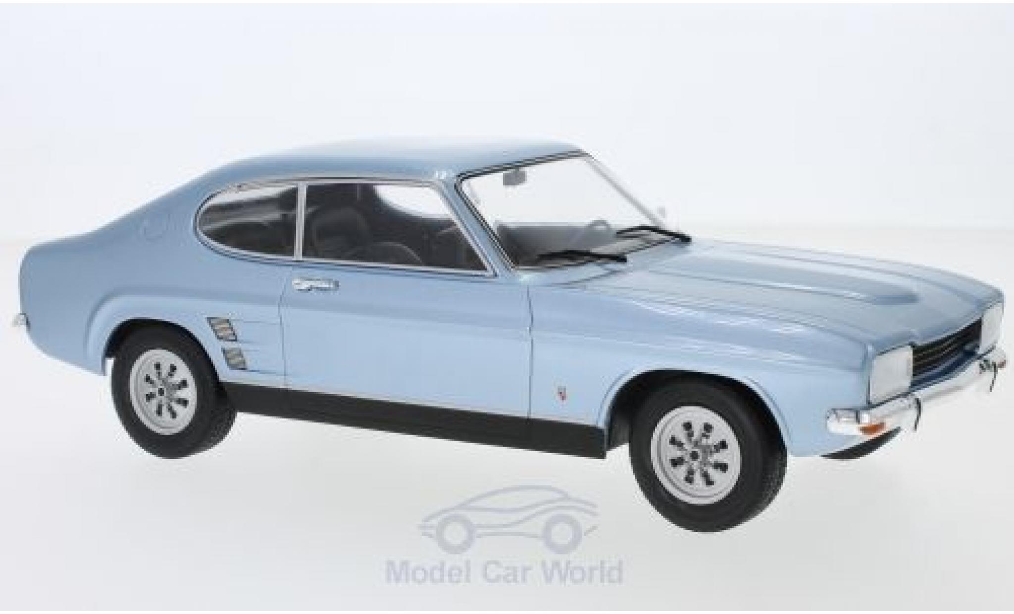 Ford Capri 1/18 MCG MKI 1600 XL metallic blue 1973 diecast model cars