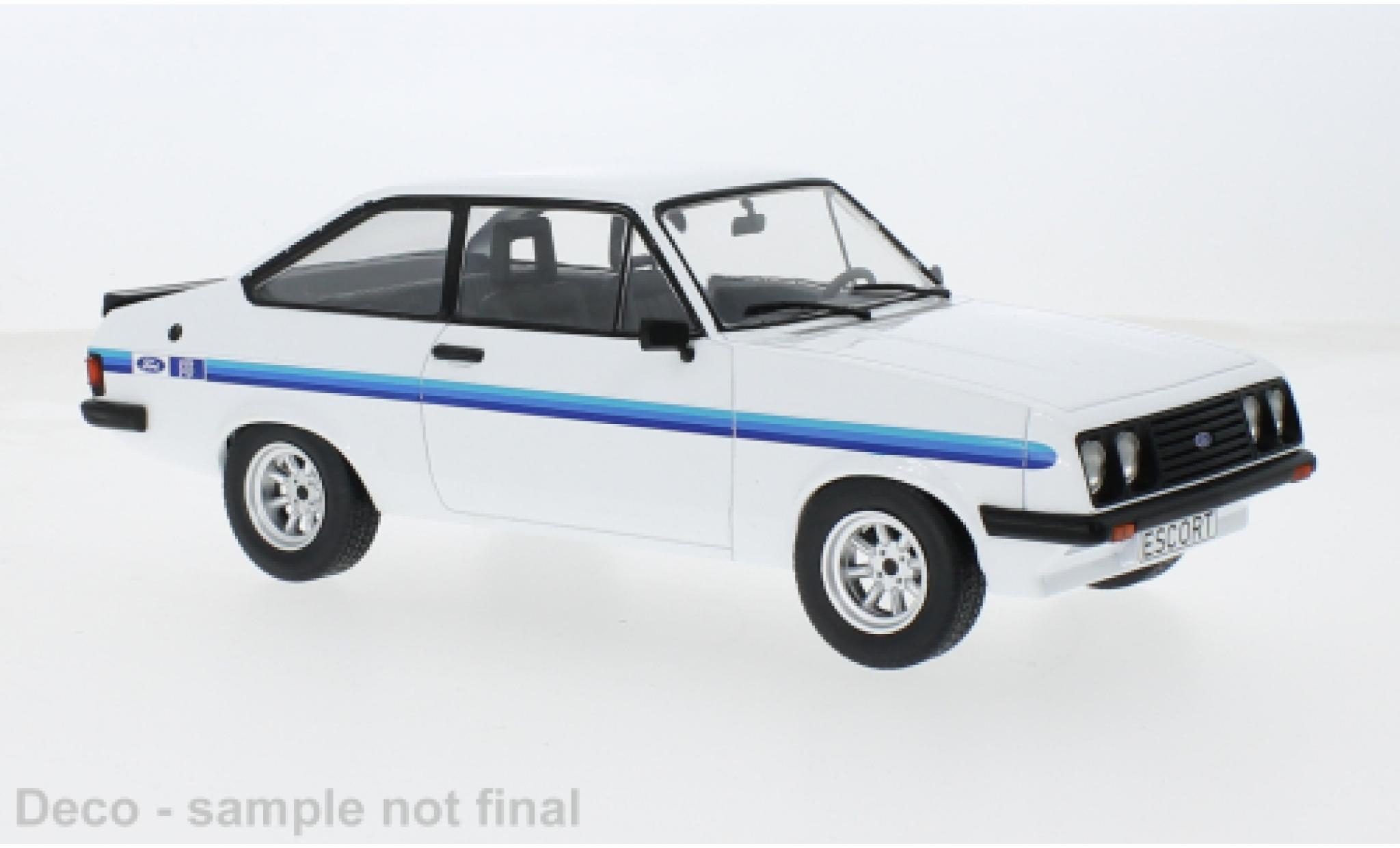 Ford Escort 1/18 MCG MK II RS 2000 white 1977 1:18 diecast model cars