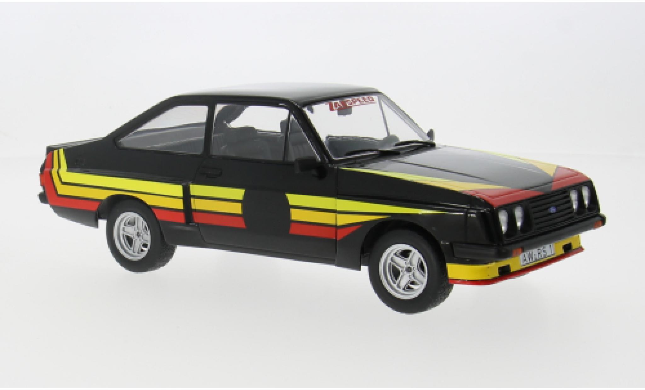 Ford Escort 1/18 MCG MK II RS 2000 X-Pack black/Dekor 1977 1:18 diecast model cars
