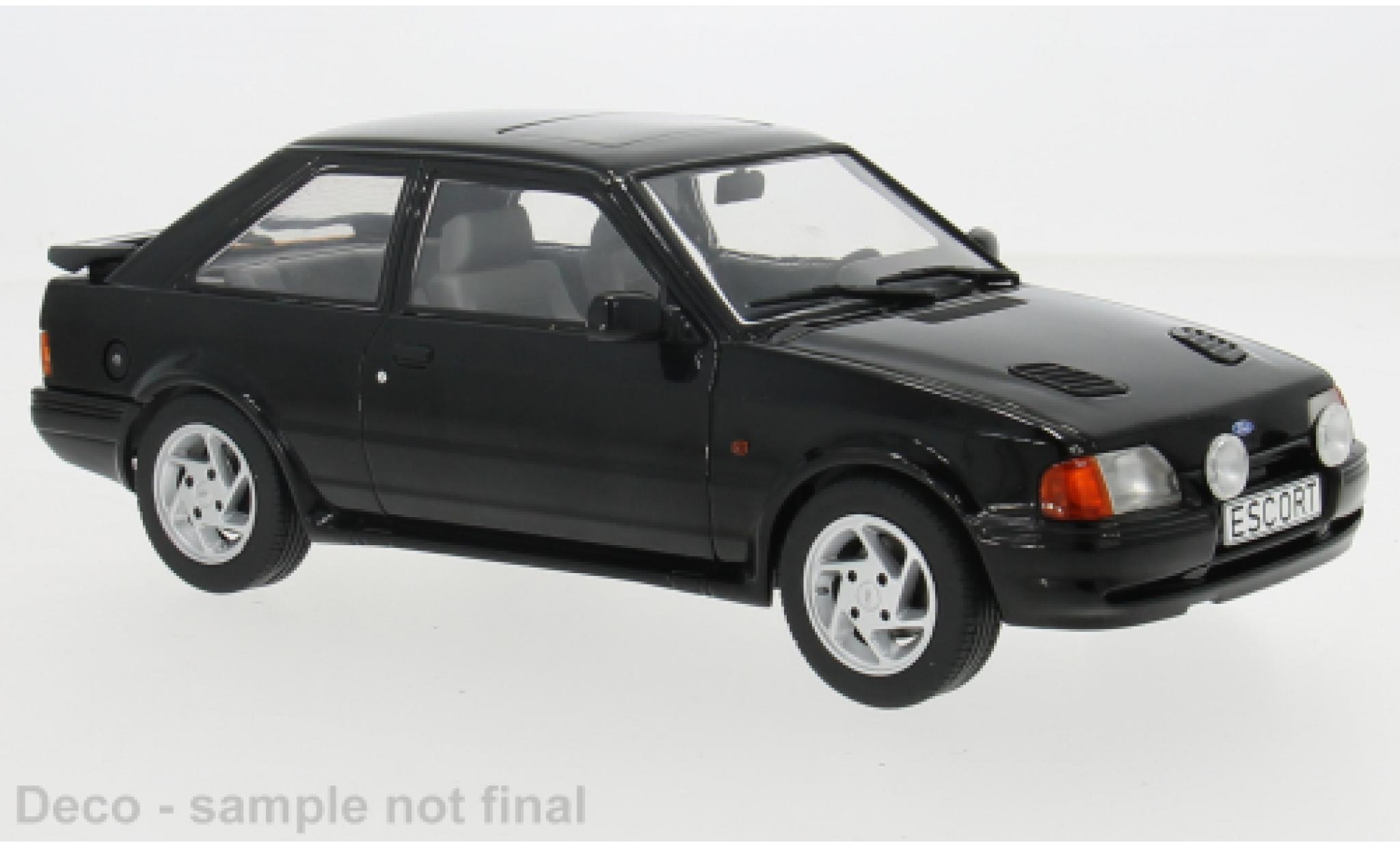 Ford Escort 1/18 MCG MK IV RS Turbo S2 black 1990 1:18 diecast model cars