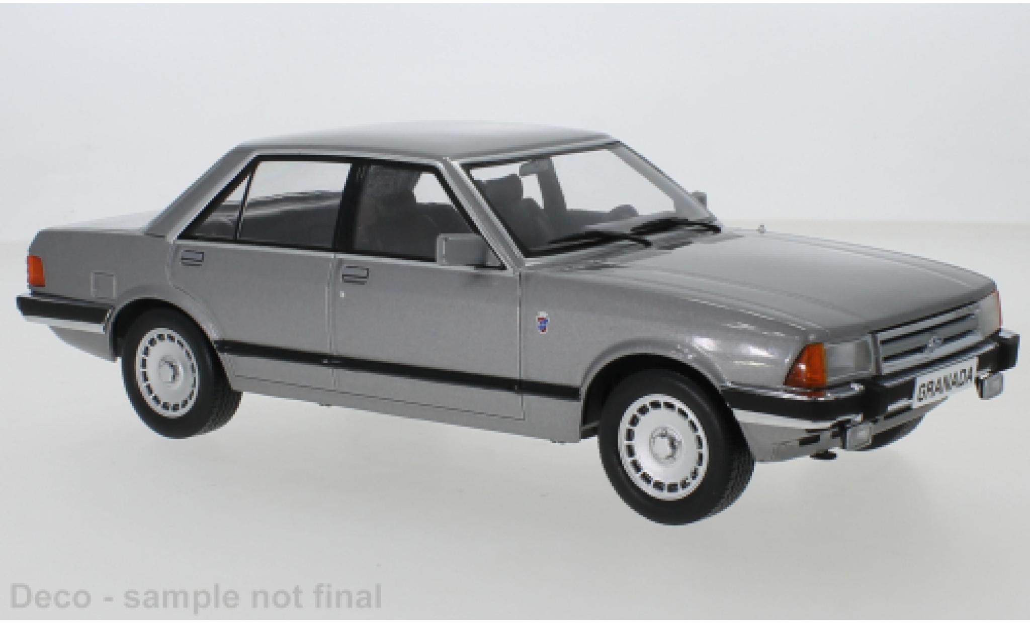 Ford Granada 1/18 MCG MK II 2.8 Ghia metallic grey 1981 diecast model cars