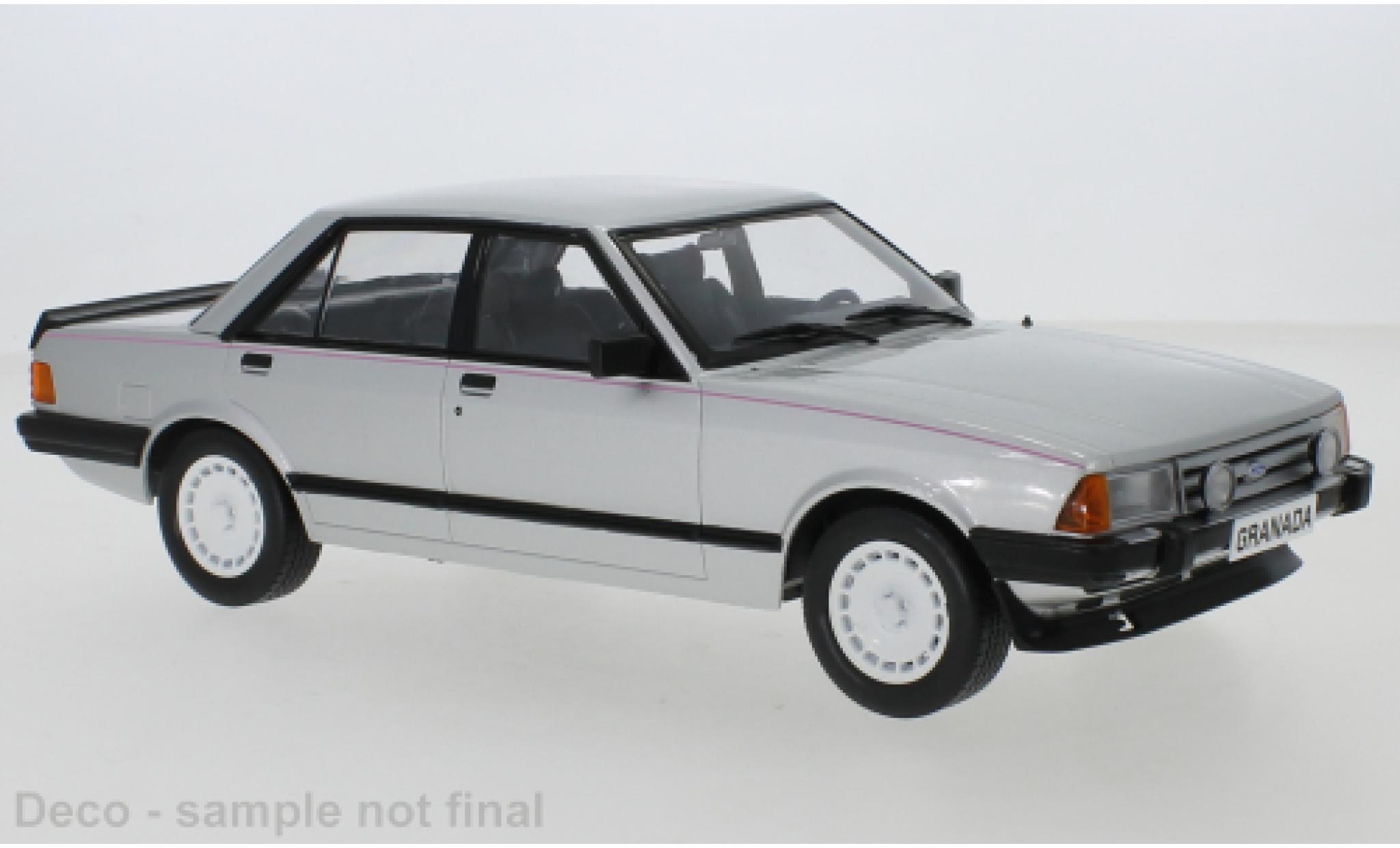 Ford Granada 1/18 MCG MK II 2.8 Injection grey 1981 exclusive Model Car World diecast model cars