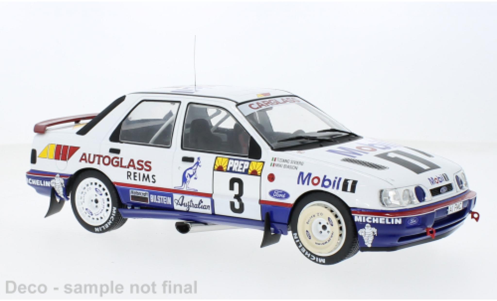 Ford Sierra 1/18 MCG Cosworth 4x4 No.3 Mobil 1 Rally WM Rally Monte Carlo 1992 1:18 diecast model cars
