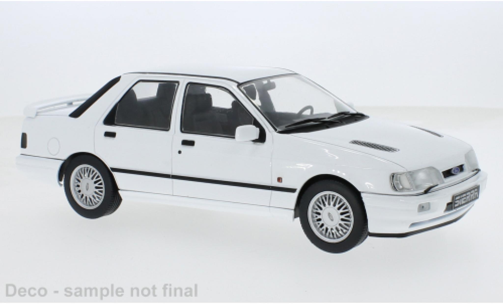 Ford Sierra 1/18 MCG Cosworth 4x4 white 1992 1:18 diecast model cars