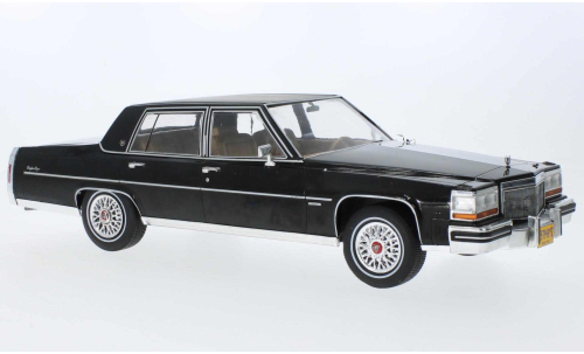 Cadillac Fleetwood 1/18 MCG Brougham black 1982 diecast model cars