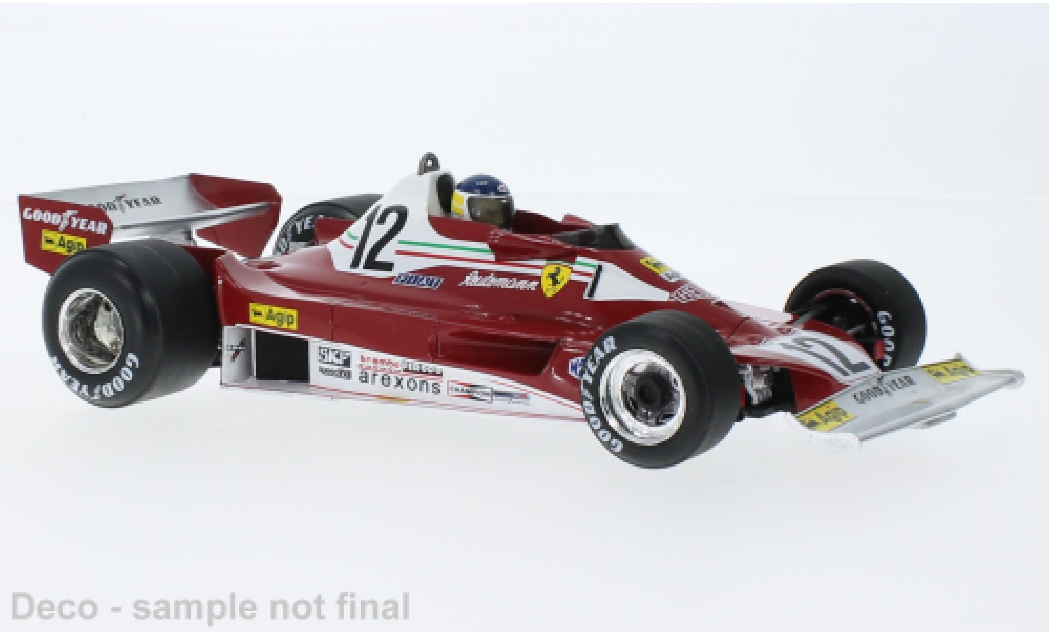 Ferrari 312 1/18 MCG T2B No.11 Scuderia SpA SEFAC formule 1 GP Su&egrave;de 1977 diecast model cars