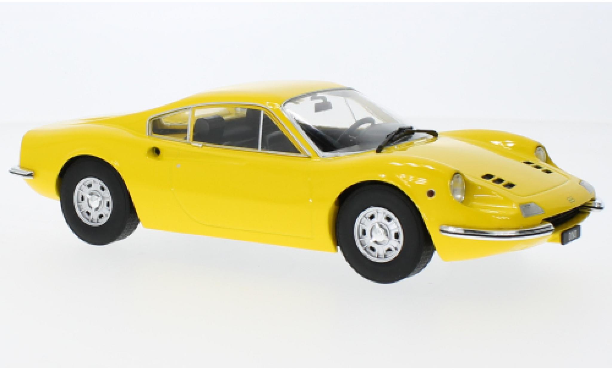 Ferrari Dino 1/18 MCG 246 GT yellow 1969 diecast model cars