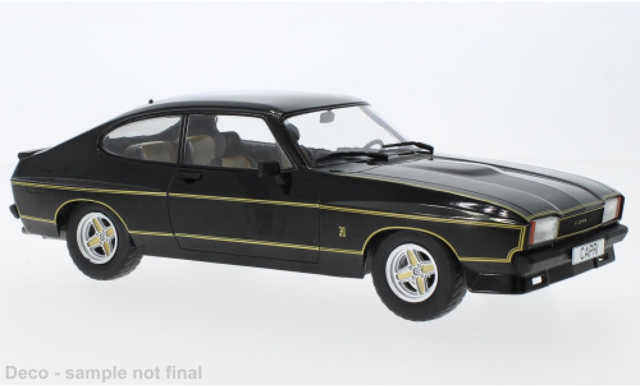 Ford Capri 1/18 MCG MK II X-Pack black 1975 diecast model cars