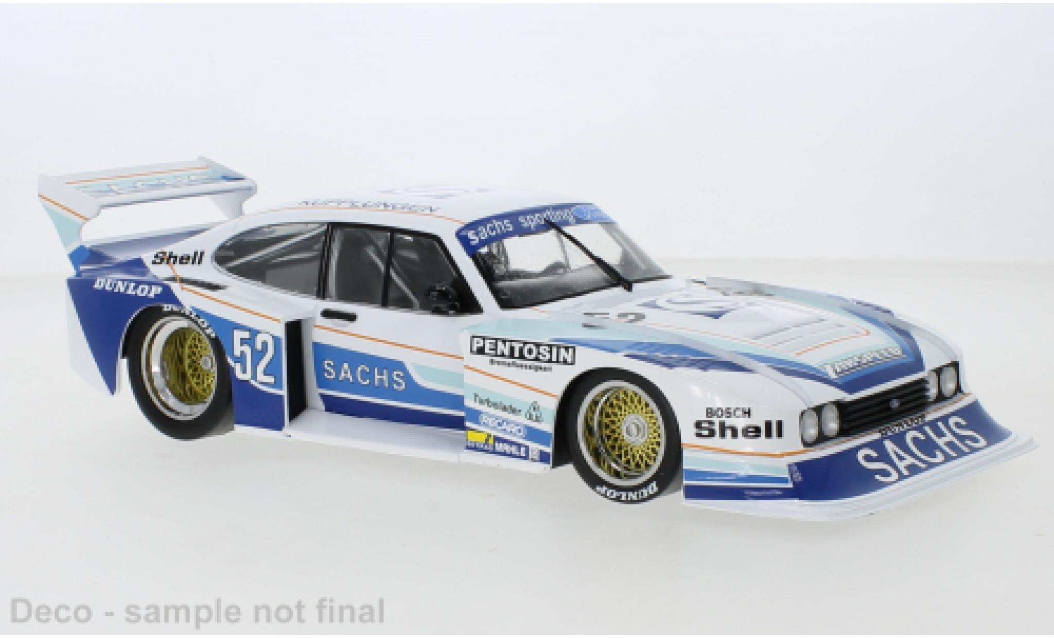 Ford Capri 1/18 MCG Turbo Gr.5 No.52 Sachs DRM Zolder 1980 diecast model cars