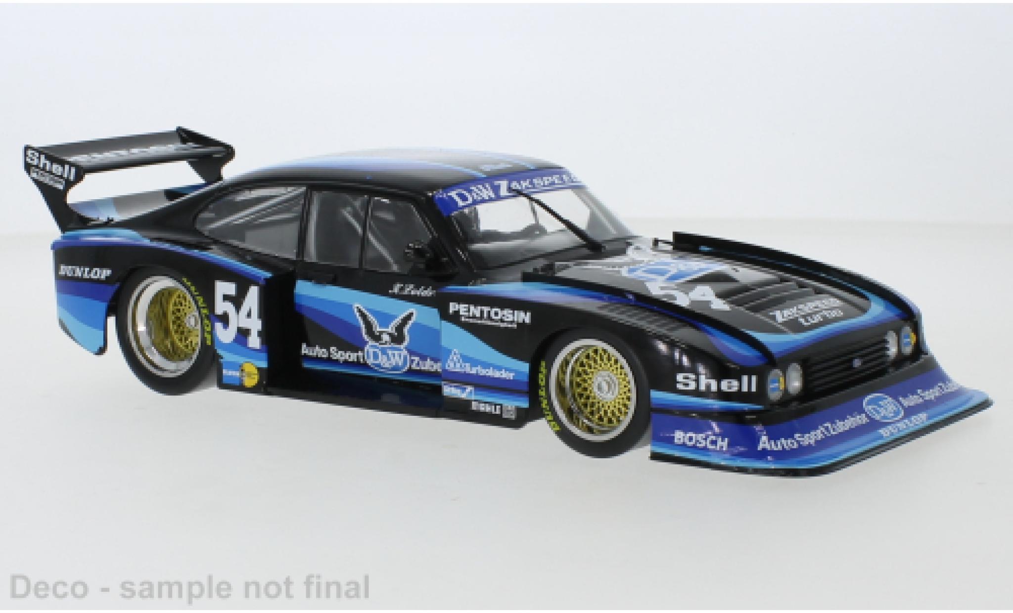 Ford Capri 1/18 MCG Turbo Gr.5 No.54 D&W DRM Zolder 1980 diecast model cars