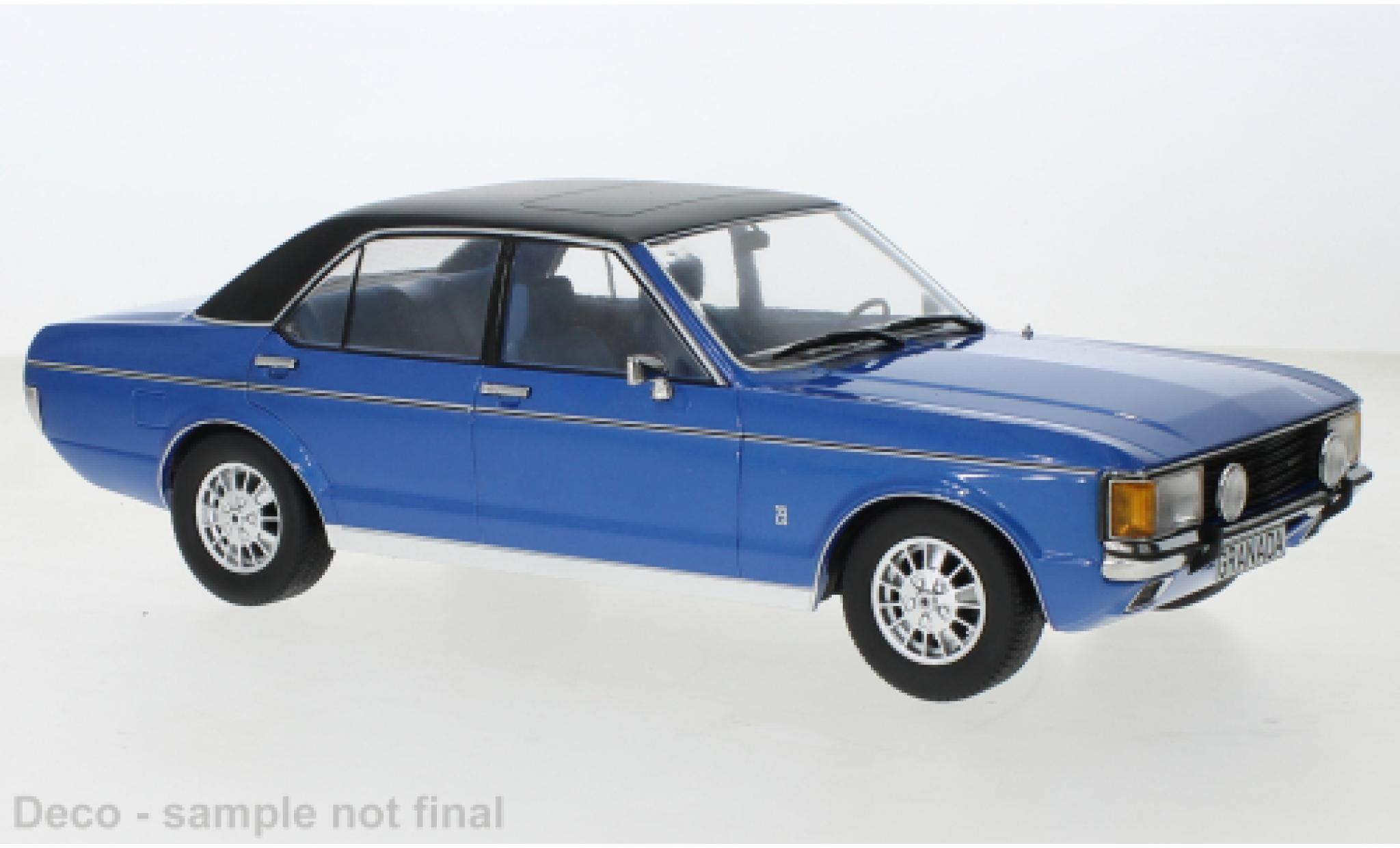 Ford Granada 1/18 MCG MK I metallise blue/matt-black 1975 diecast model cars