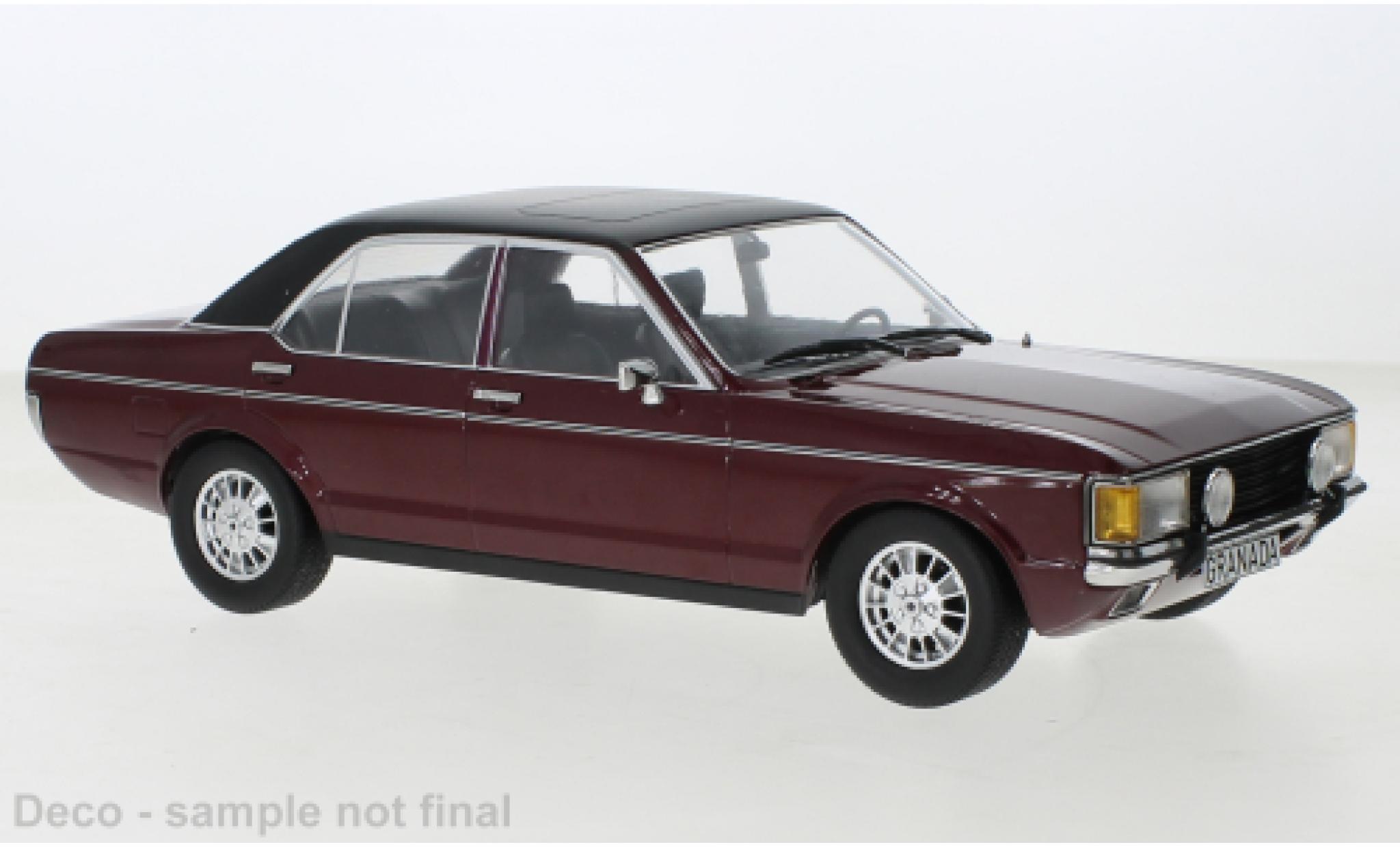 Ford Granada 1/18 MCG MK I metallise red/matt-black 1975 diecast model cars