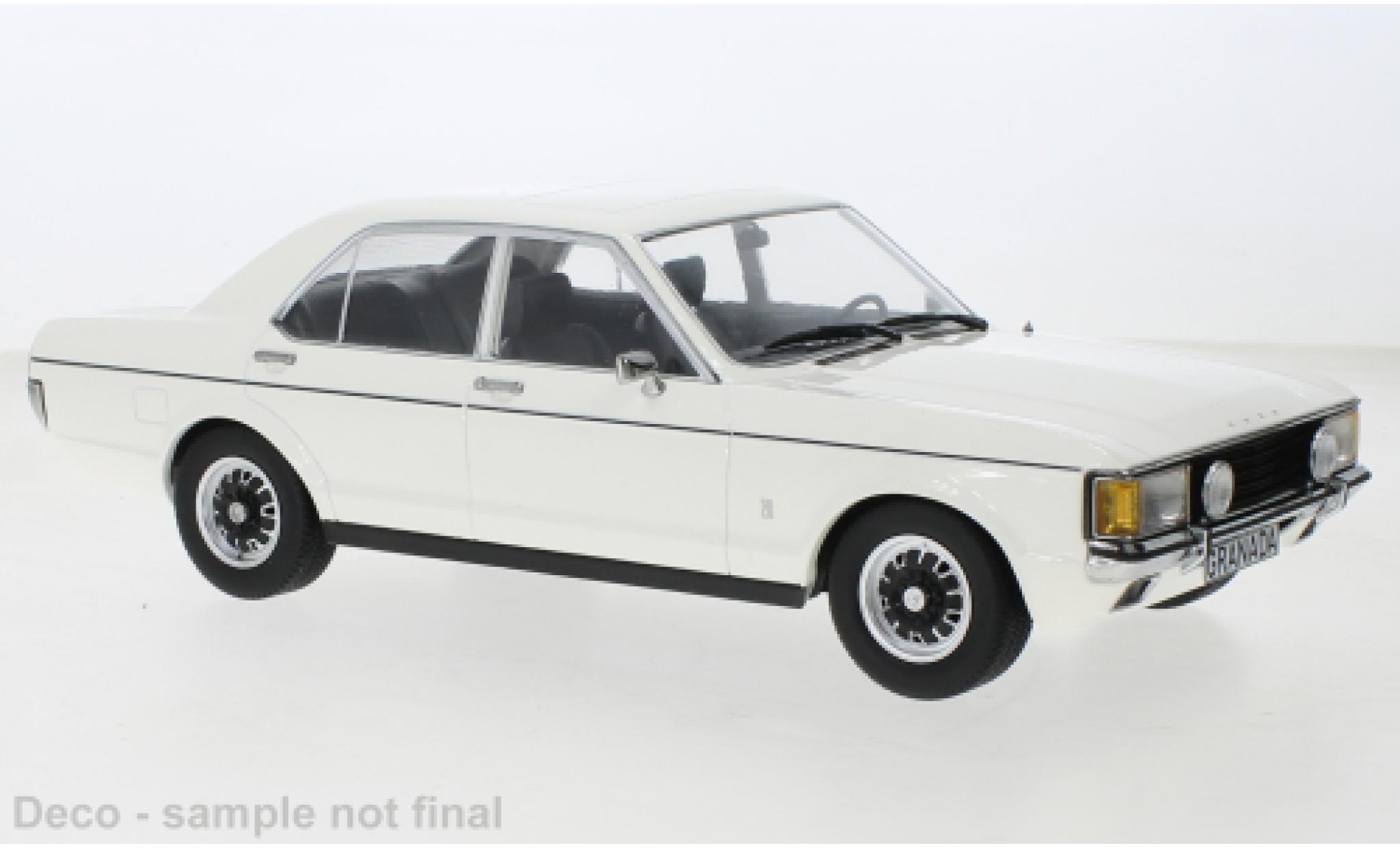 Ford Granada 1/18 MCG MK I white 1975 diecast model cars
