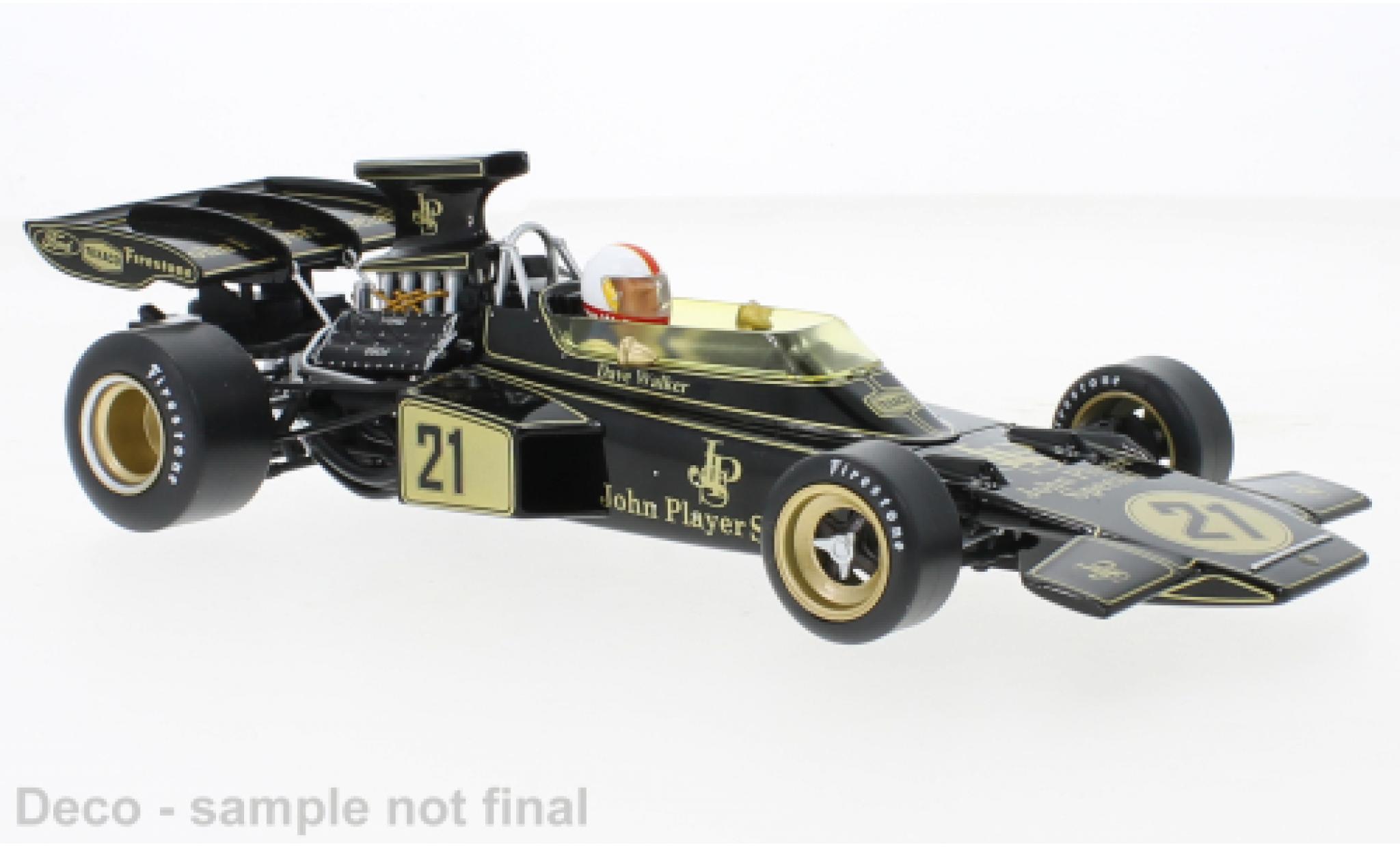 Lotus 72 1/18 MCG D No.21 John Player Team formule 1 GP Espagne 19 diecast model cars