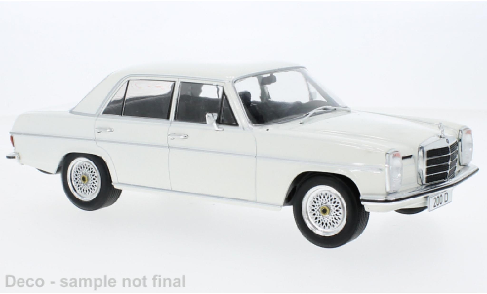 Mercedes 200 1/18 MCG D (W115) white 1968 diecast model cars