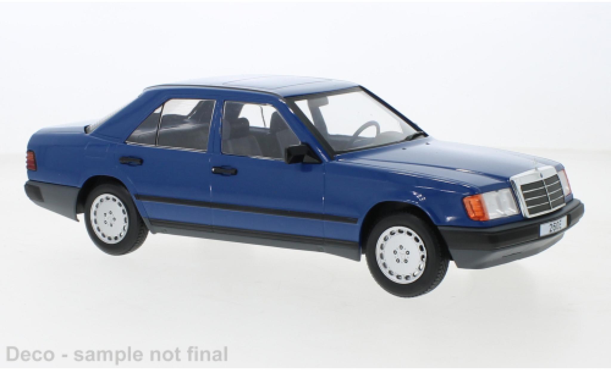 Mercedes 260 1/18 MCG E (W124) blue 1984 diecast model cars