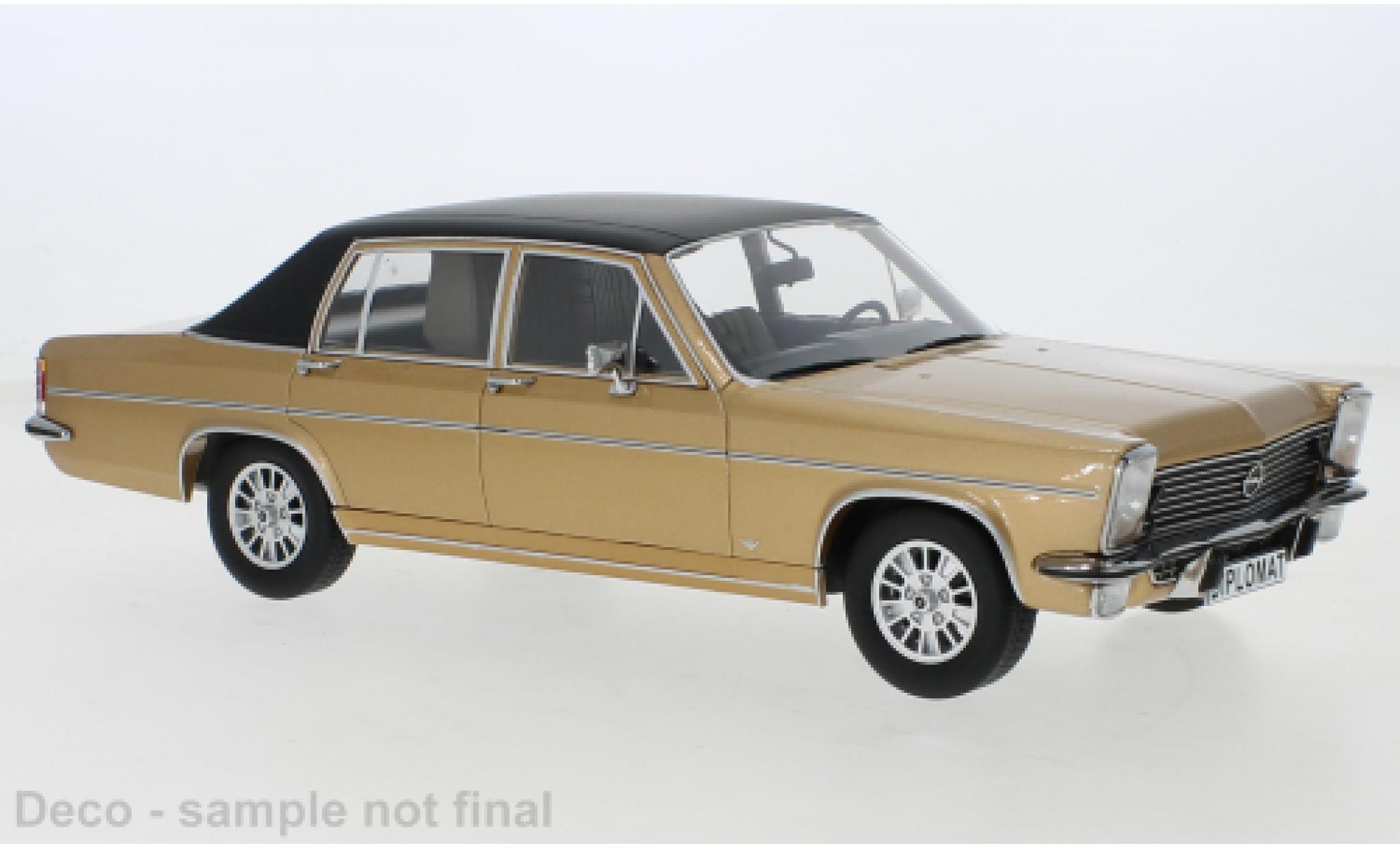 Opel Diplomat 1/18 MCG B metallise beige/matte-black 1972 diecast model cars