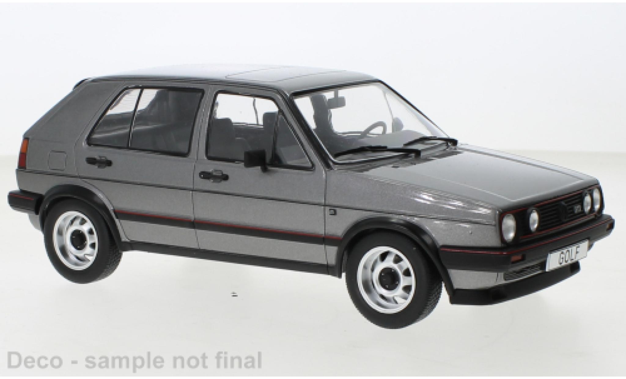 Volkswagen Golf 1/18 MCG II GTI metallise grey 1984 diecast model cars
