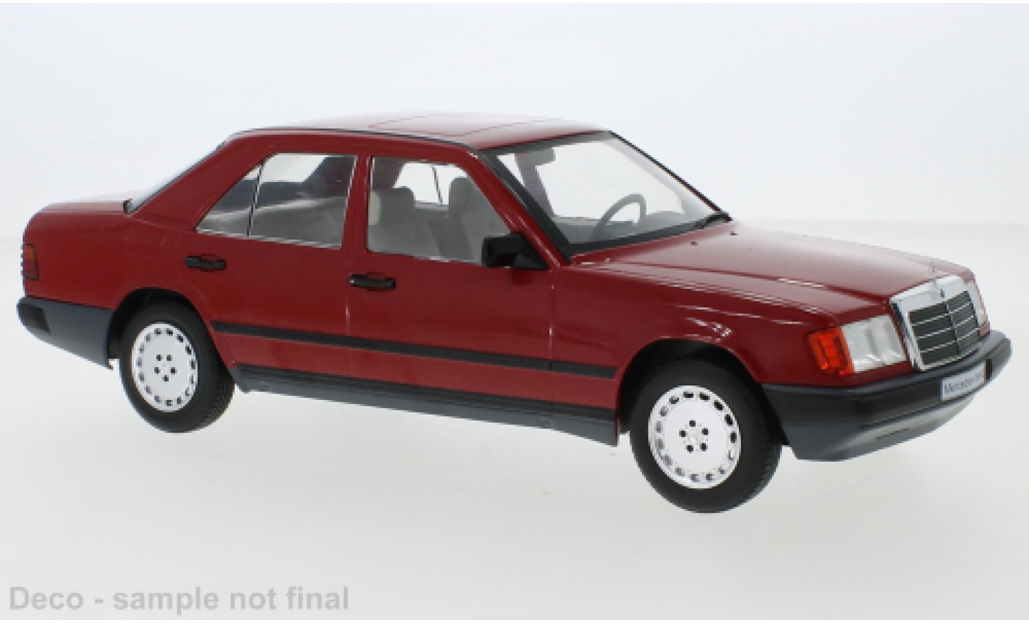 Mercedes 260 1/18 MCG E (W124) red 1984 diecast model cars