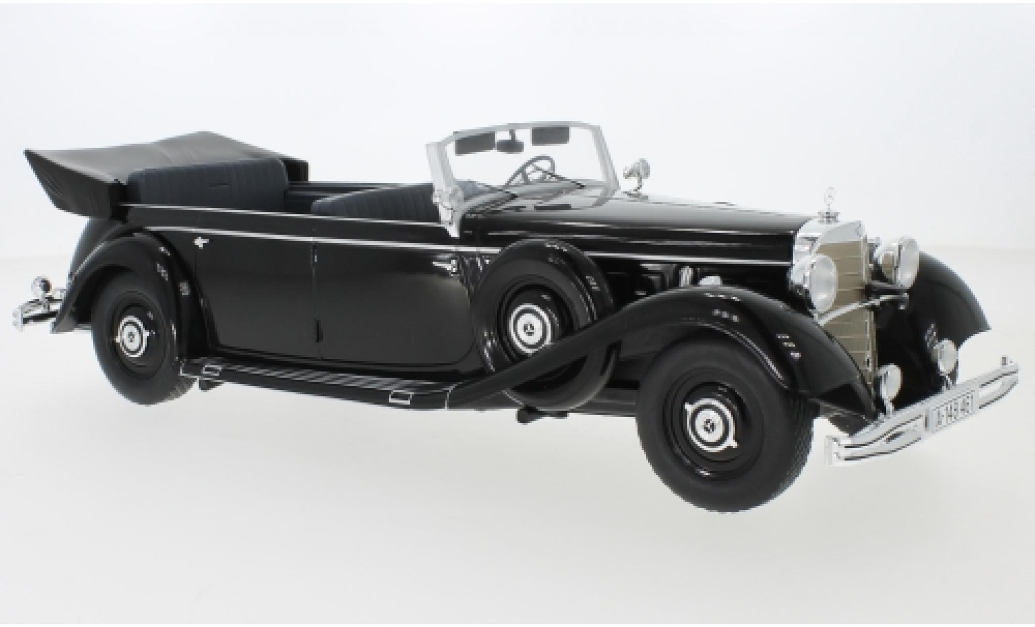 Mercedes 770 1/18 MCG (W150) Convertible black 1938 diecast model cars