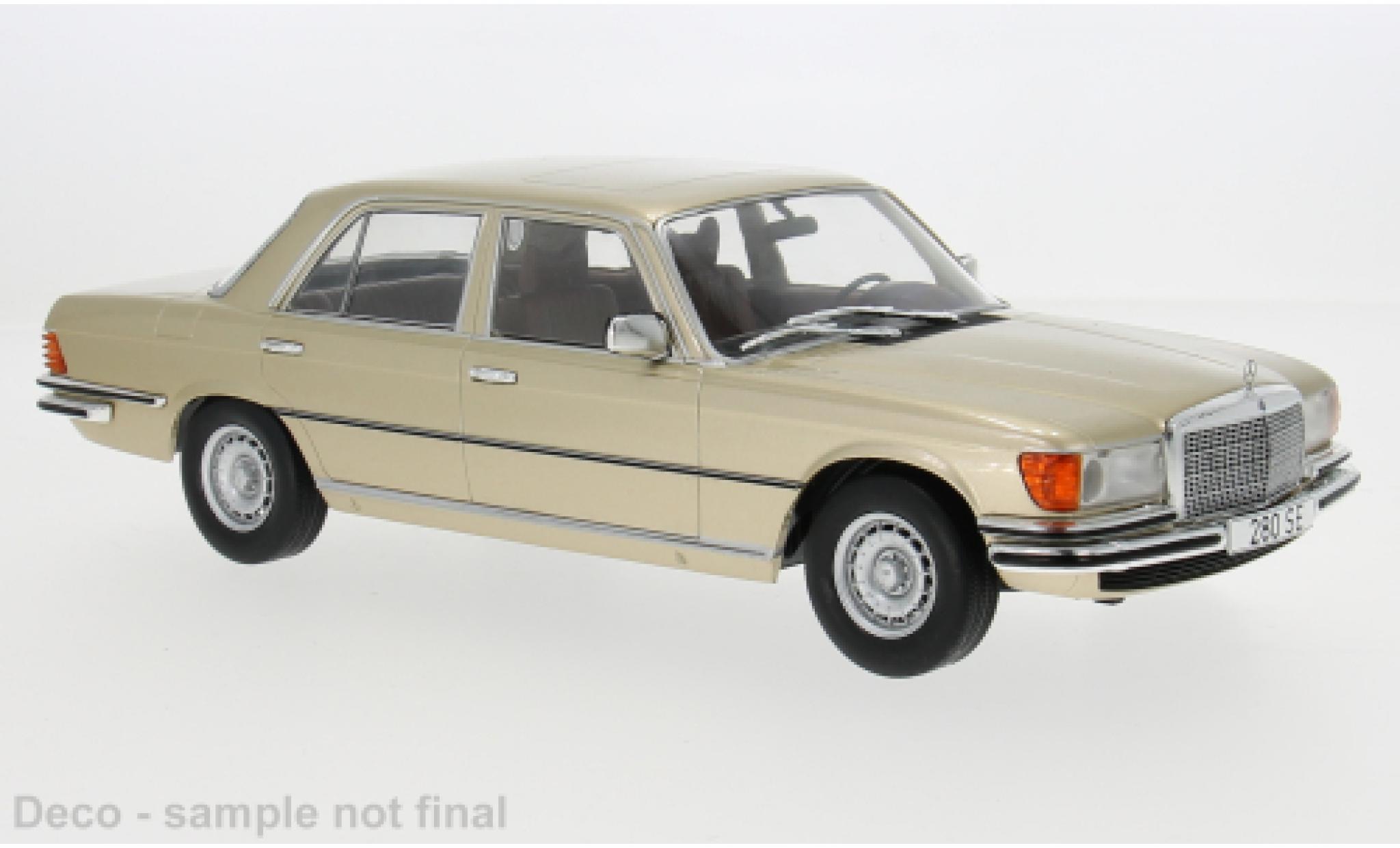 Mercedes Classe S 1/18 MCG (W116) beige 1972 1:18 diecast model cars