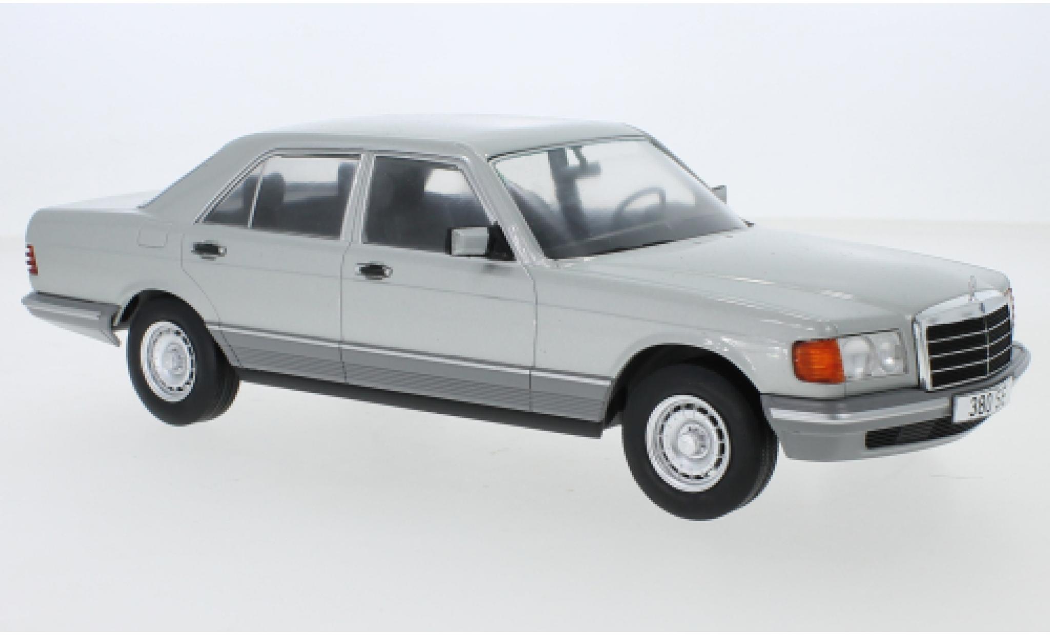 Mercedes Classe S 1/18 MCG (W126) grey 1979 diecast model cars