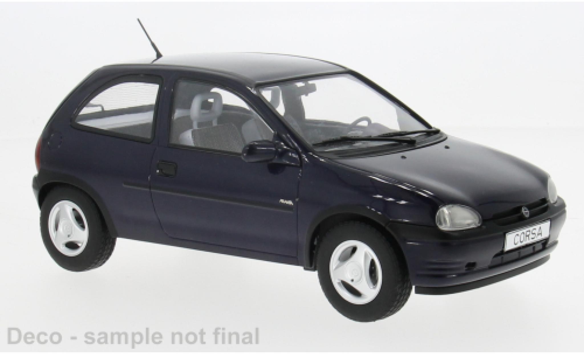 Opel Corsa 1/18 MCG B Atlanta blue 1993 1:18 diecast model cars