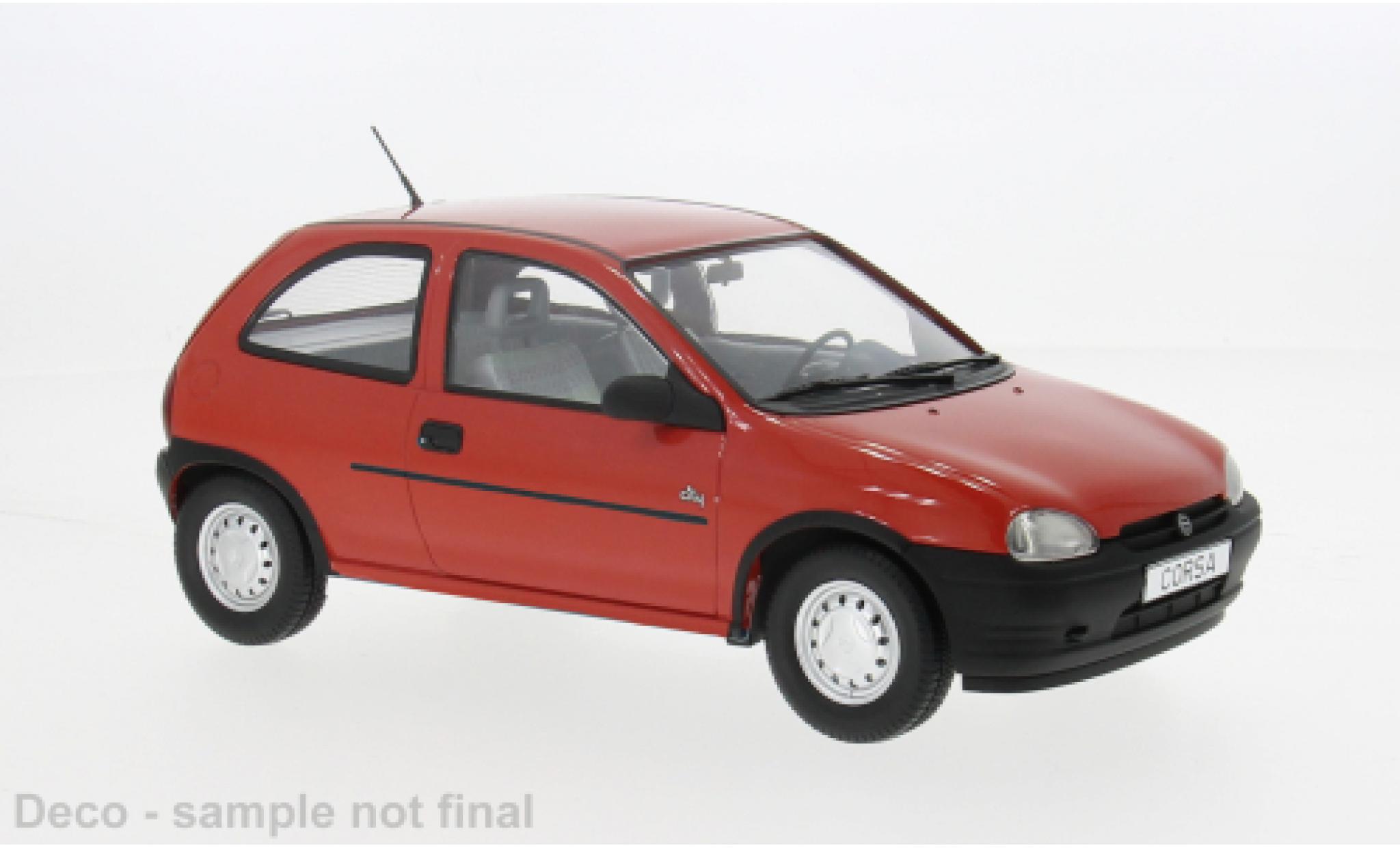 Opel Corsa 1/18 MCG B red 1993 1:18 diecast model cars