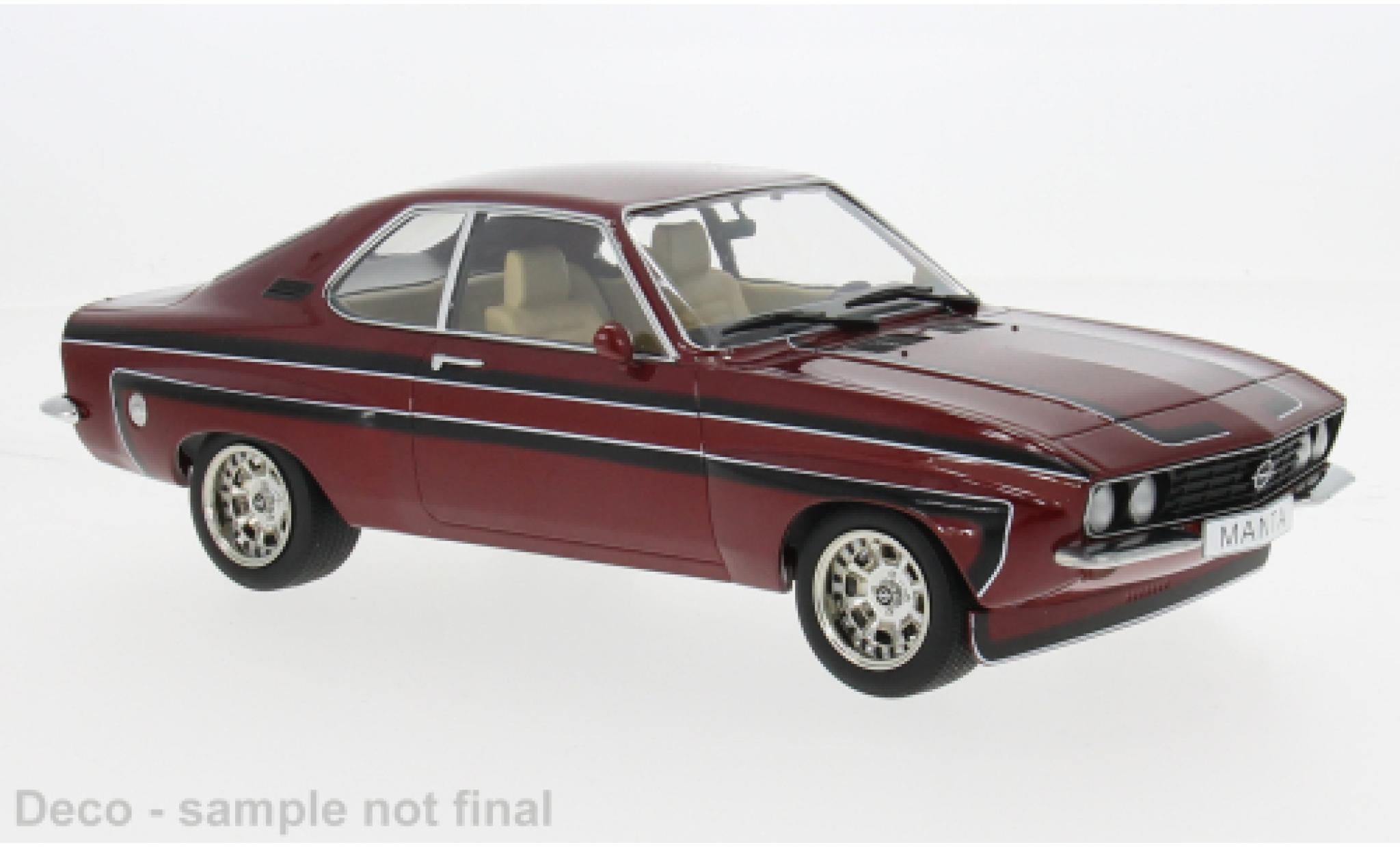 Opel Manta 1/18 MCG A Irmscher red 1974 1:18 diecast model cars
