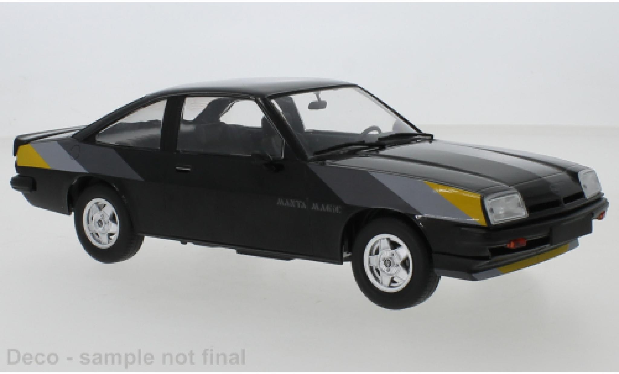 Opel Manta 1/18 MCG B Magic black 1980 diecast model cars