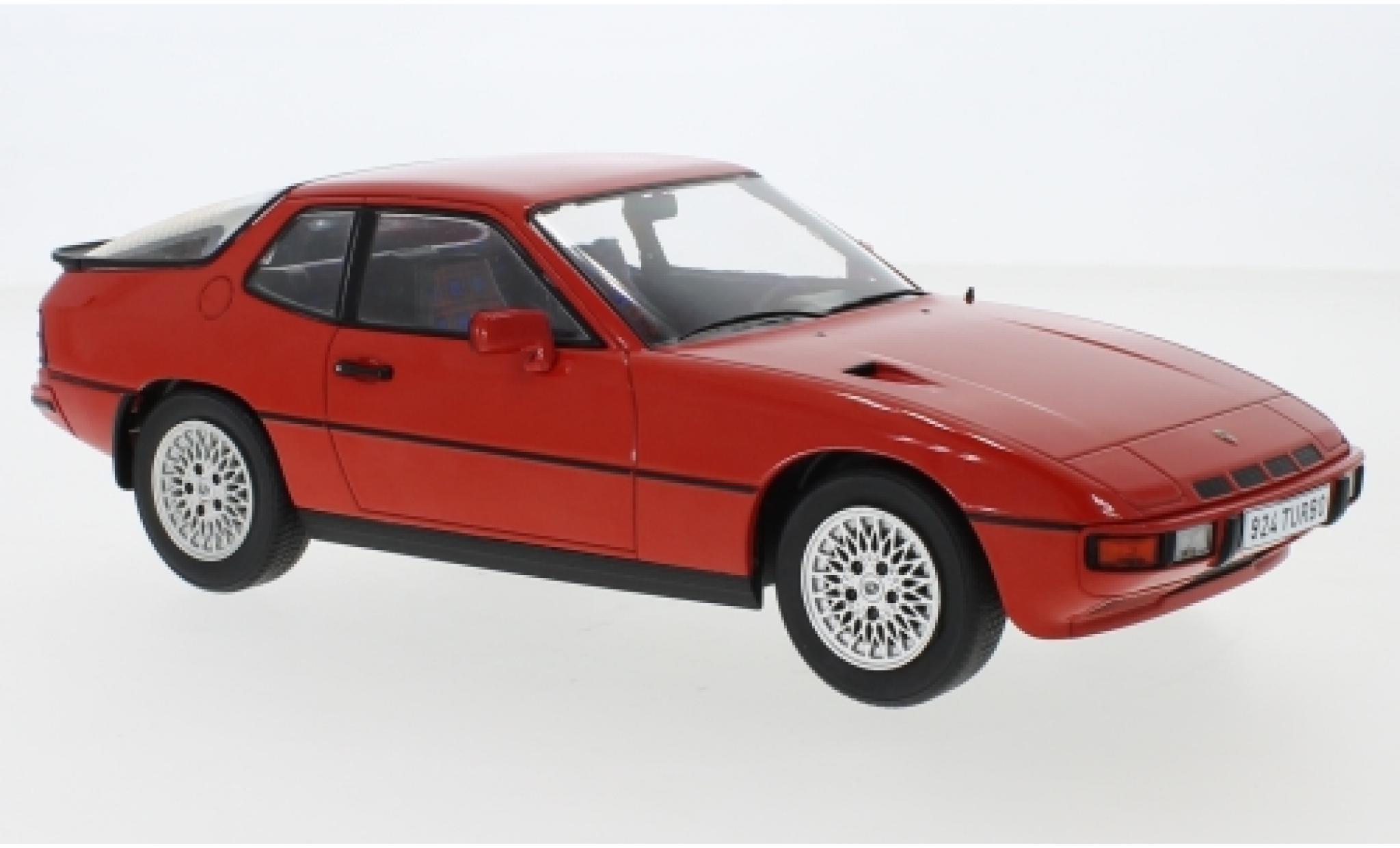 Porsche 924 1/18 MCG Turbo red 1979 diecast model cars