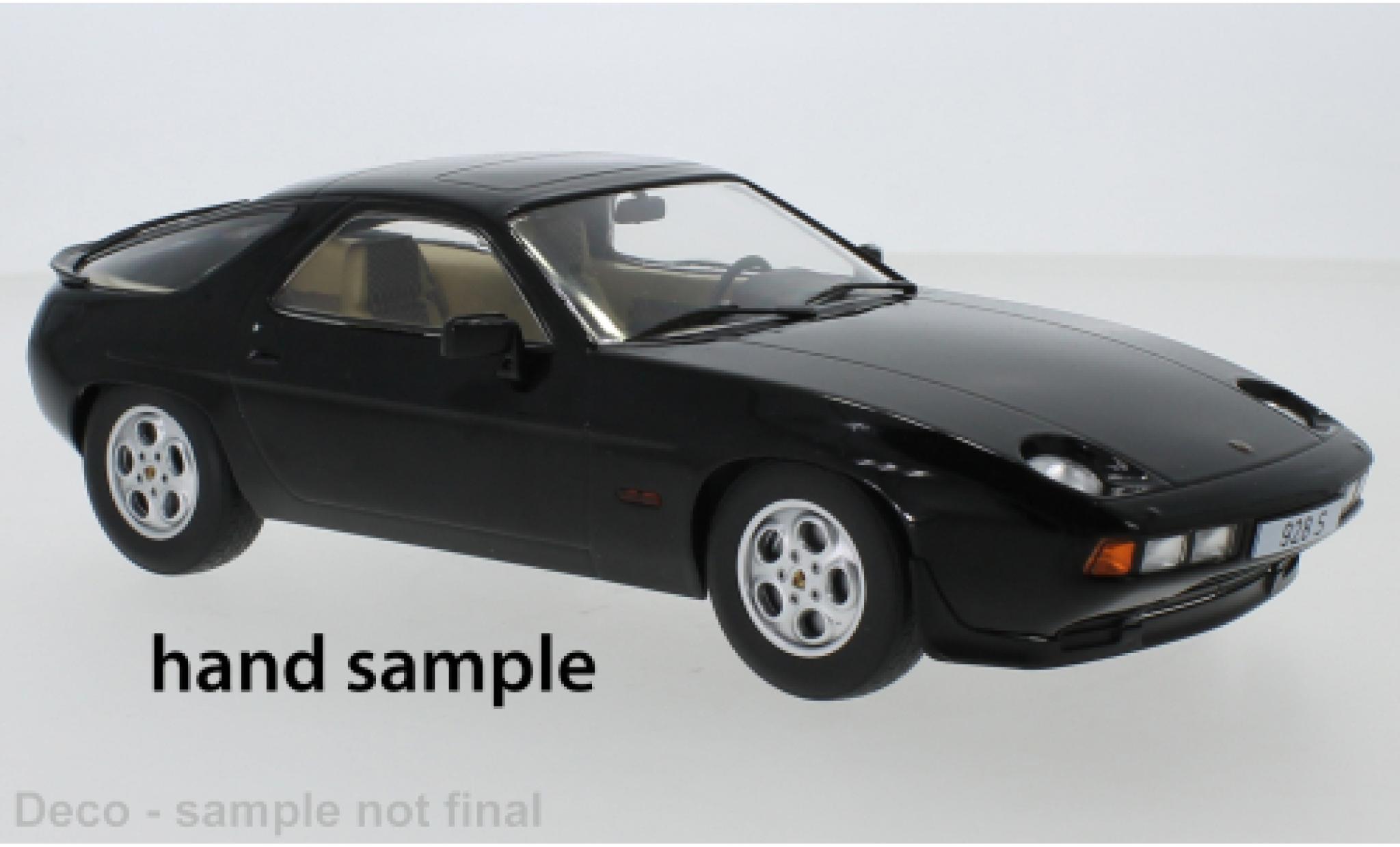 Porsche 928 1/18 MCG S black 1980 diecast model cars