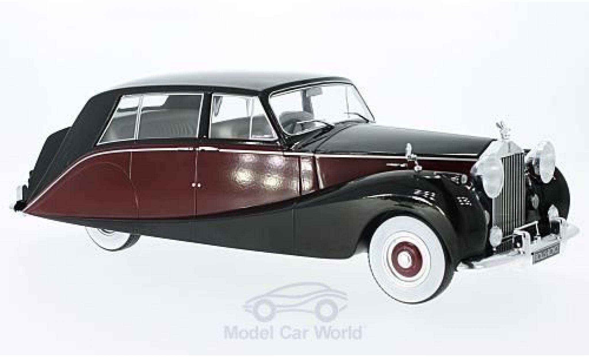 Rolls Royce Silver Wraith 1/18 MCG Empress by Hooper black/red RHD 1956 diecast model cars