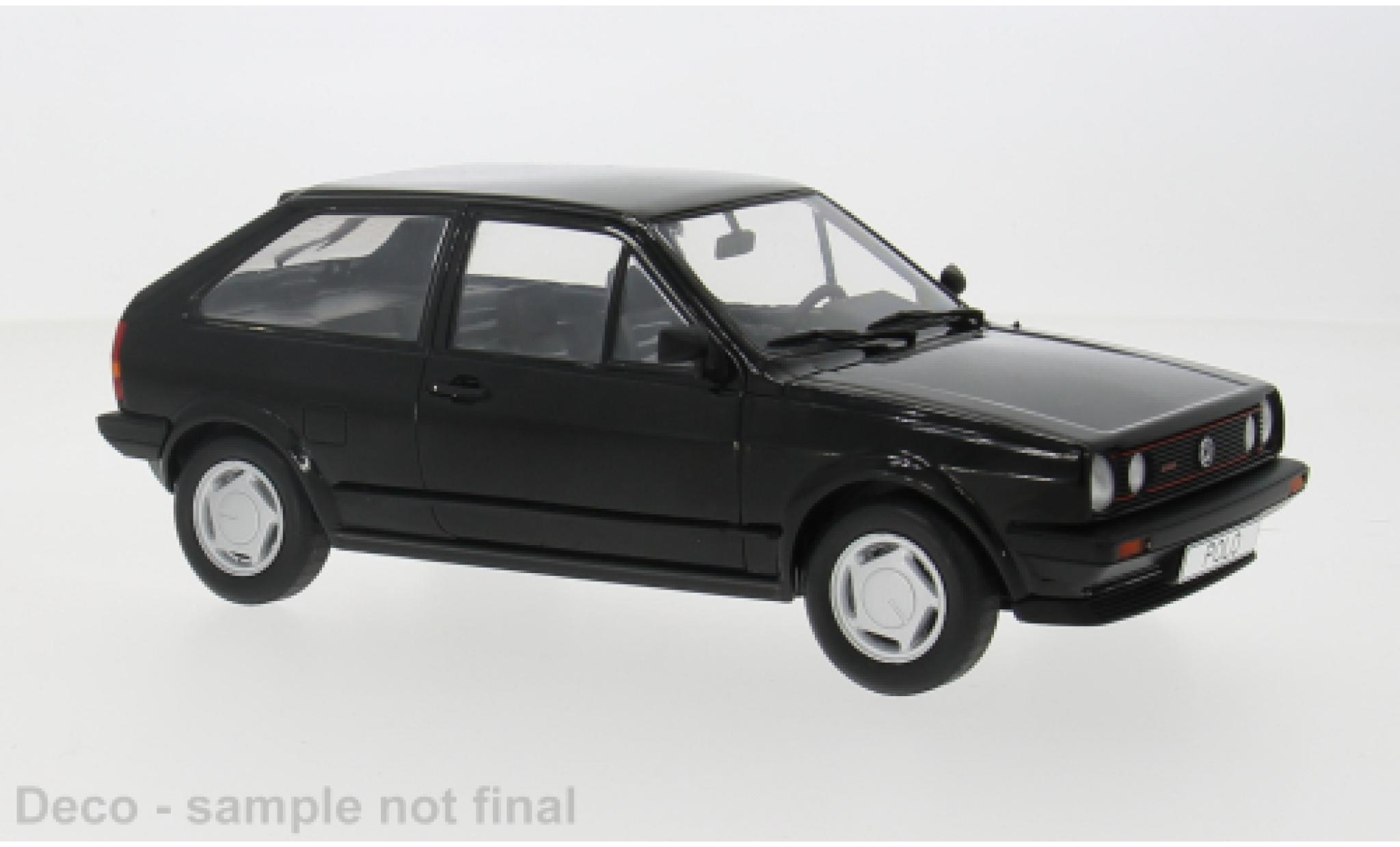 Volkswagen Polo 1/18 MCG II Coupe GT black 1985 1:18 diecast model cars
