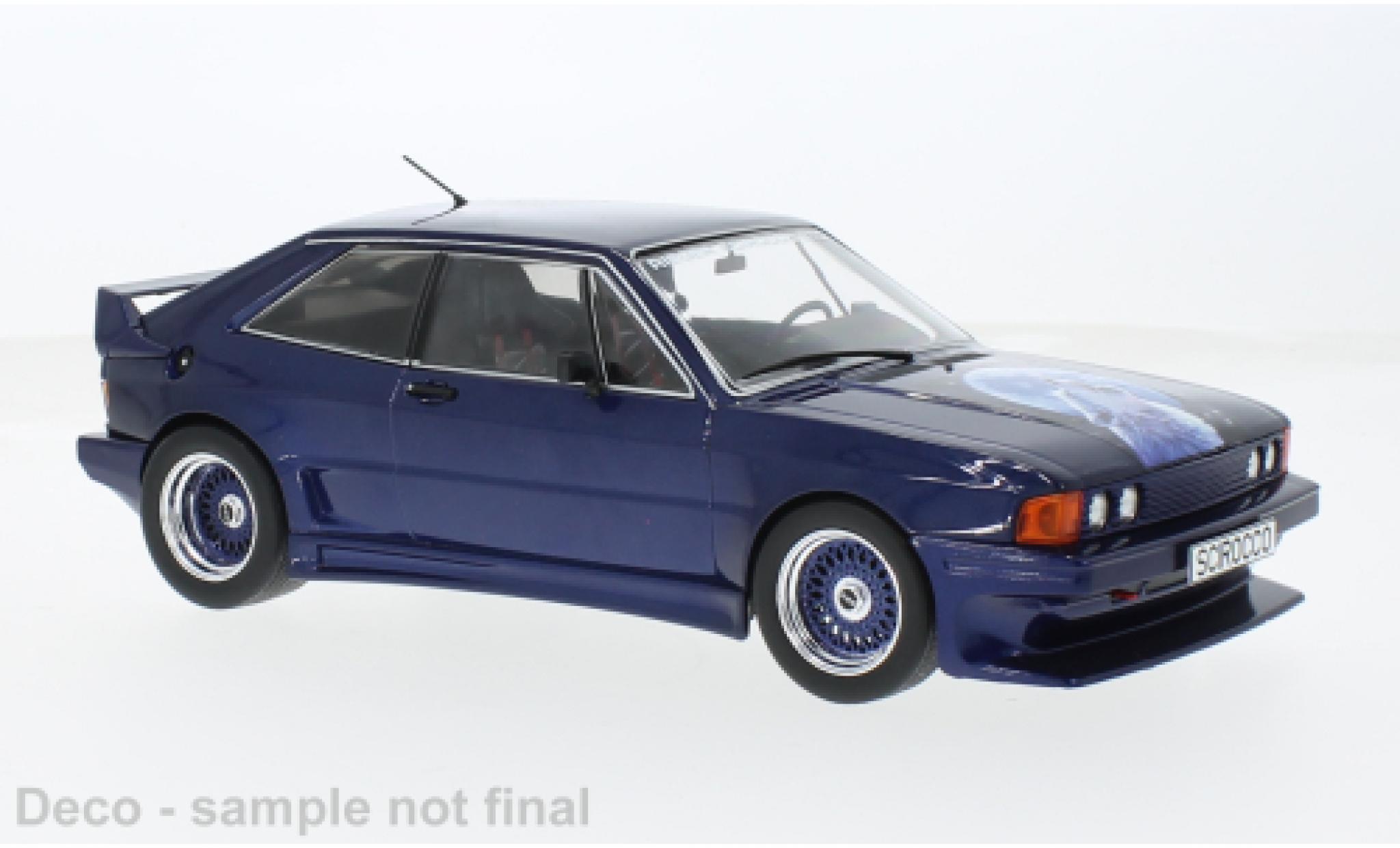 Volkswagen Scirocco 1/18 MCG Rieger GTO metallise blue 1980 1:18 diecast model cars