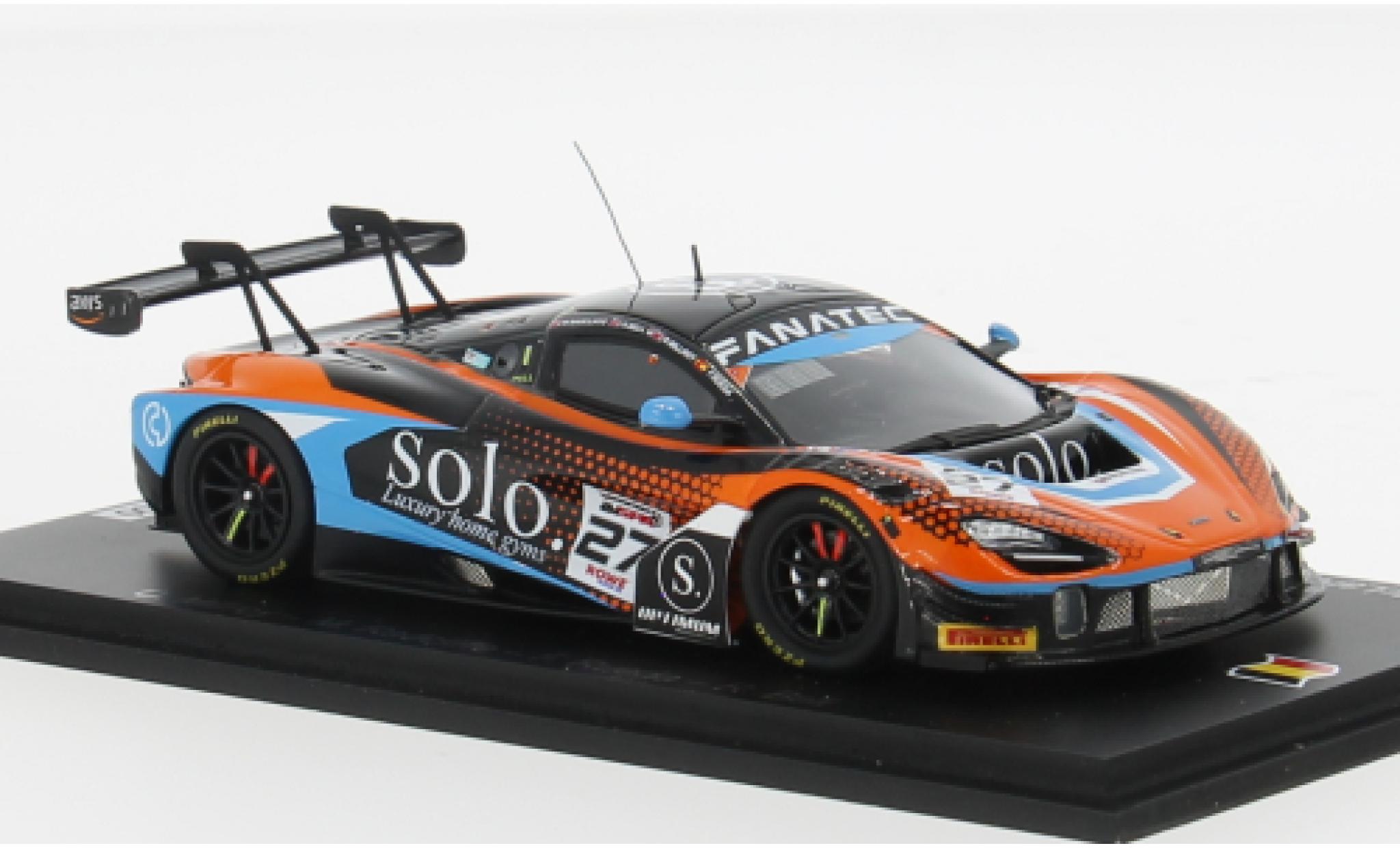 McLaren 720 1/43 Spark S GT3 EVO #27 1:43 diecast model cars