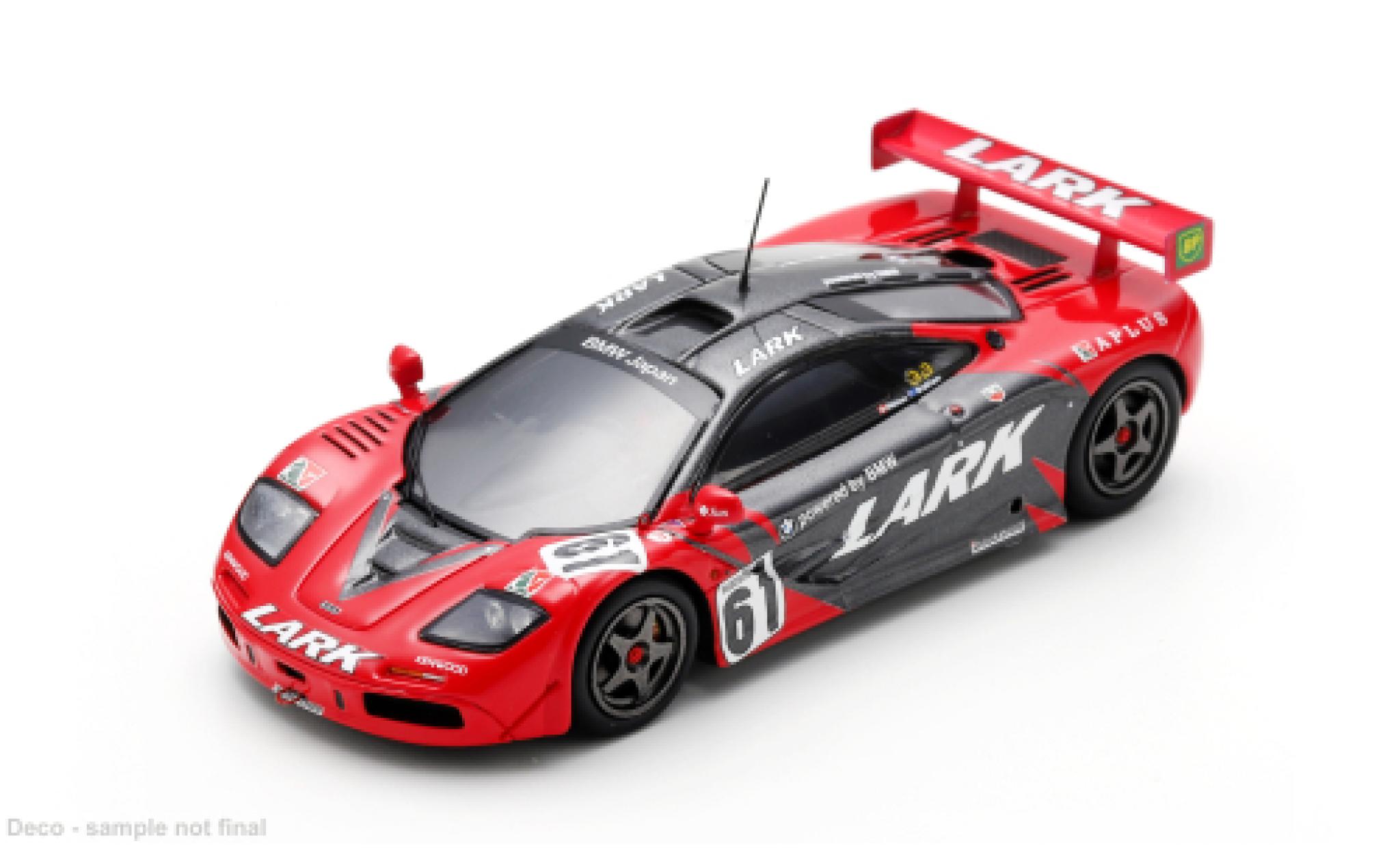 McLaren F1 1/43 Spark GTR JGTC 1996 #61 J.Nielsen/D.Brabham 1:43 diecast model cars