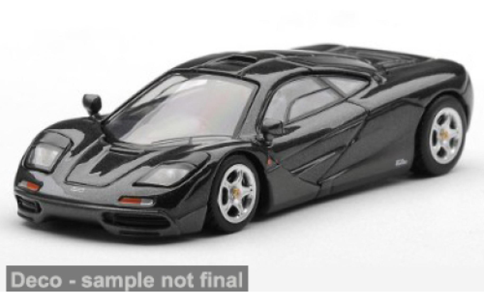 McLaren F1 1/64 Mini GT black 1993 1:64 diecast model cars