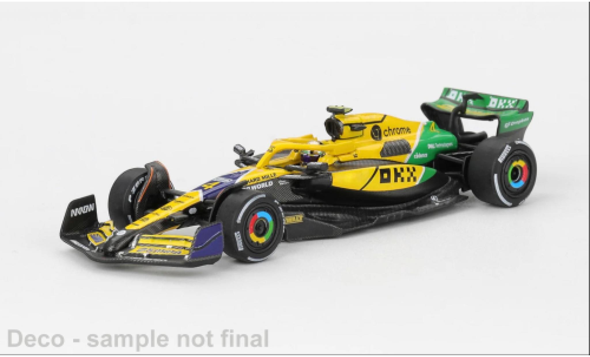 McLaren F1 1/64 Mini GT MCL38 Formel 1 GP Monaco 2024 Team #4 L.Norris 1:64 diecast model cars