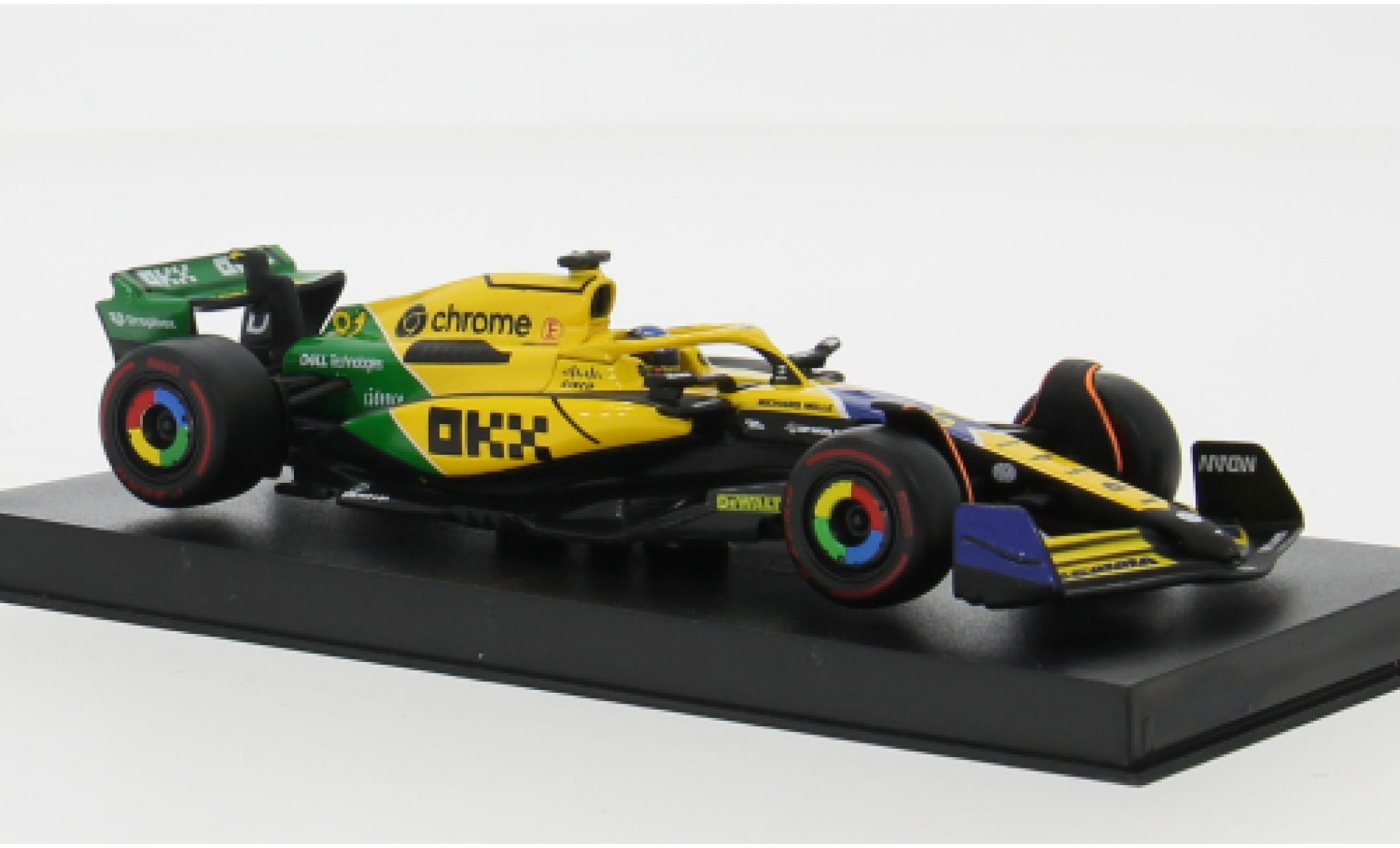 McLaren F1 1/43 Burago MCL38 Formel 1 GP Monaco 2024 Team #81 O.Piastri 1:43 Bburago diecast model cars