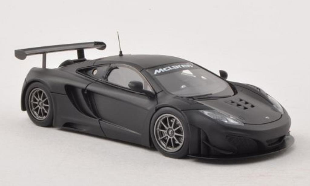 McLaren MP4-12C 1/43 Minichamps GT3 matt-black Plain Body Version 2012 diecast model cars