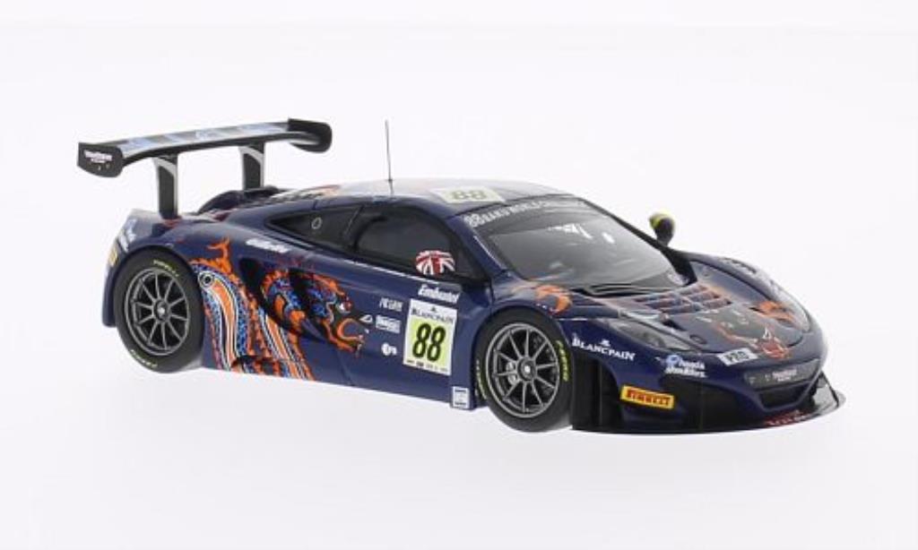 McLaren MP4-12C 1/43 Minichamps GT3 No.88 Von Ryan Racing 24h Spa 2013 /Senna diecast model cars