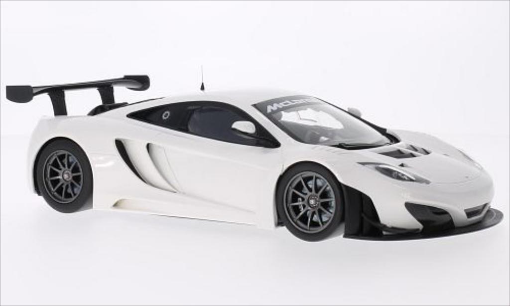 McLaren MP4-12C 1/18 Minichamps GT3 white 2012 diecast model cars
