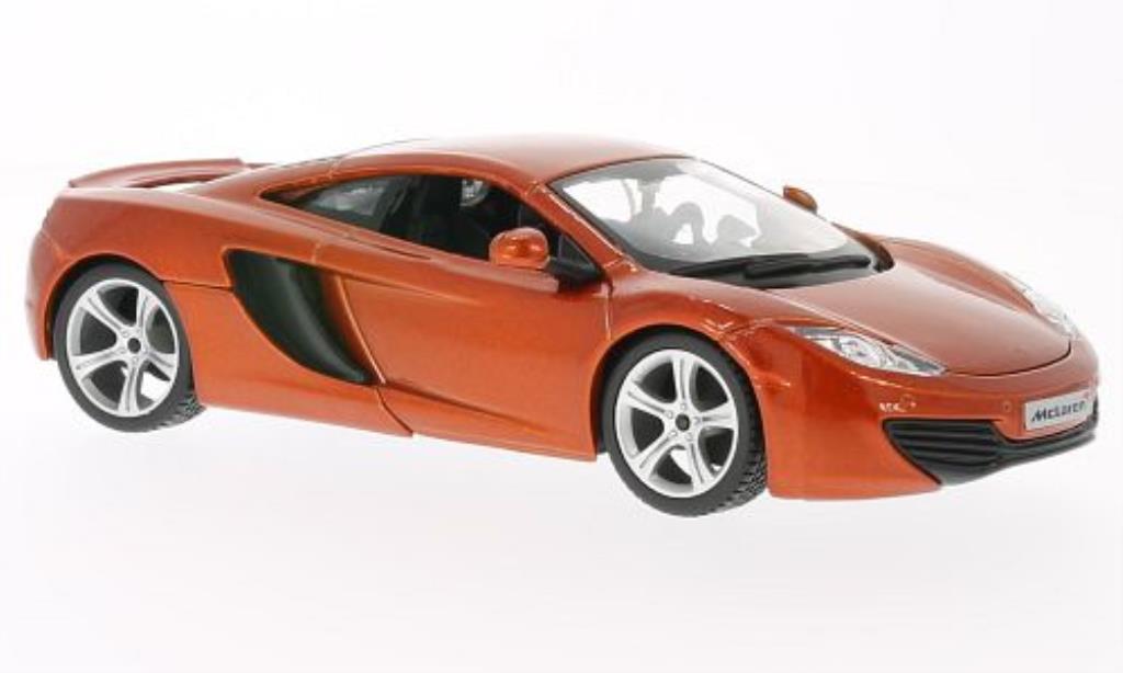 McLaren MP4-12C 1/24 Burago met-kupfer diecast model cars