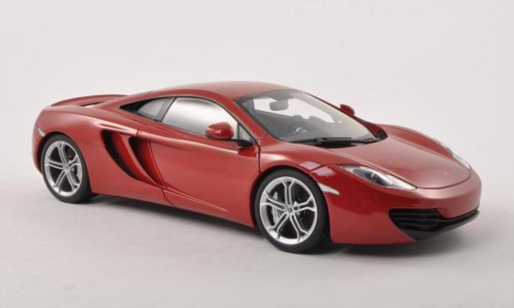 McLaren MP4-12C 1/18 Autoart red 2011 diecast model cars