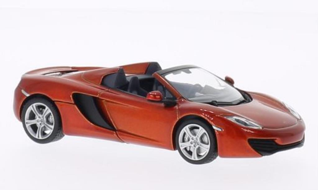 McLaren MP4-12C 1/43 Minichamps Spider orange 2012 diecast model cars