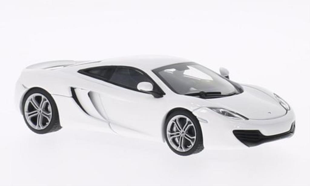 McLaren MP4-12C 1/43 Autoart white 2011 diecast model cars