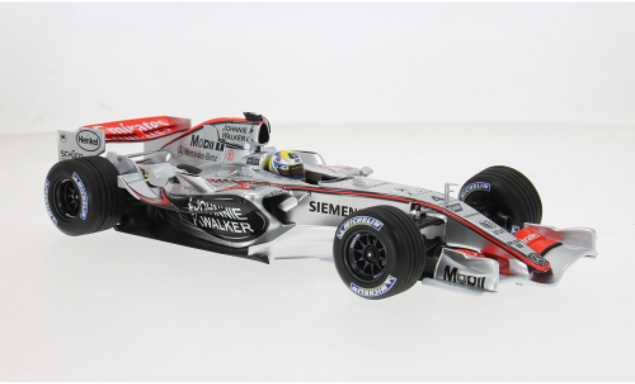 Mercedes CLA 1/18 Minichamps McLaren MP4/21 Formel 1 2006 Team McLaren #4 J-P.Montoya 1:18 diecast model cars